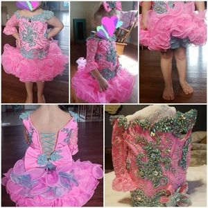 Girls custom pageant attire